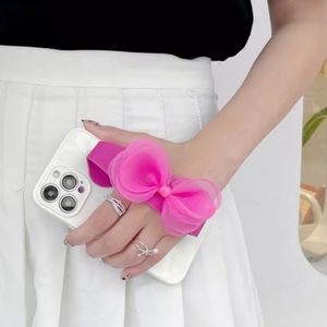 iPhone 12 Pink Bow Phone Case